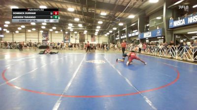 132 lbs Consi Of 32 #2 - Dominck Durham, LA vs Andrew Tarango, TX