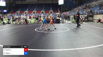 100 lbs 7th Place - Christopher Swann, Georgia vs Shamus Regan, Tennessee