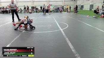 64 lbs Round 3 - Jaxon Jolley, MarcAurele vs Kaleb Dempsey, NOVA Wrestling Club