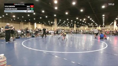 108 lbs 2nd Wrestleback (8 Team) - Kyle Brown, BHWC Florida Supreme Young Guns vs Charles Blass, Spartan WC