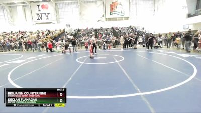 44 lbs 1st Place Match - Benjamin Countermine, Guilderland Youth Wrestling vs Declan Flanagan, Empire Wrestling Academy