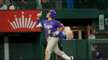 TCU Baseball Seals The Win Vs Michigan With Two Home Runs In The 9th