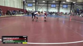 174 lbs Prelim - Christopher McCarthy, Rhode Island College vs Leonard Breit, Roger Williams University