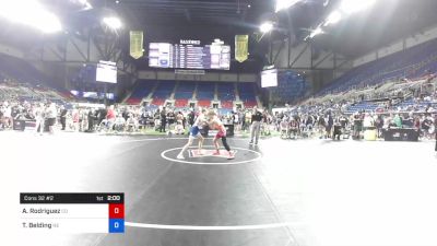 106 lbs Cons 32 #2 - Alex Rodriguez, Colorado vs Talon Belding, Nebraska