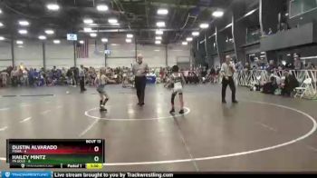 56 lbs Round 5 - Hailey Mintz, PA Gold vs Dustin Alvarado, POWA