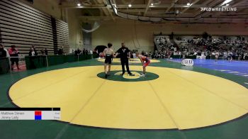 126B kg 5th Place - Matthew Dimen, Xcal vs Jimmy Lally, Doughboy Wrestling Club