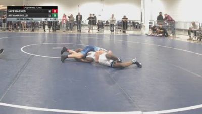 100 lbs Semifinal - Jace Barnes, MI vs Aviyahn Mills, GA