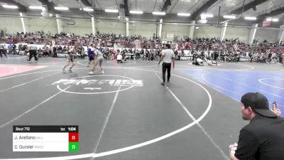 123 lbs Quarterfinal - Joshua Arellano, Valley Bad Boys vs Cooper Oursler, Wrestling Academy Of The Rockies