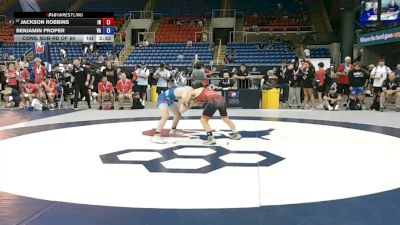 120 lbs Cons. Sub-rd Of 64 - Jackson Robbins, Indiana vs Benjamin Proper, Virginia
