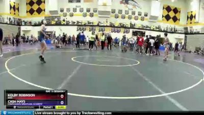 102 lbs Cons. Round 4 - Kolby Robinson, BWC vs Cash Mays, Contenders Wrestling Academy