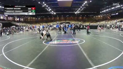 132 lbs Cons. Round 1 - Brentley Crawley, Hagerty vs Timothy Walden, Cook