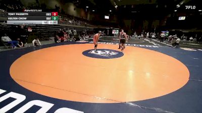 165 lbs Champ. Round 1 - Tony Passetti, Colorado Northwestern Community College vs Kelten Crow, Unattached