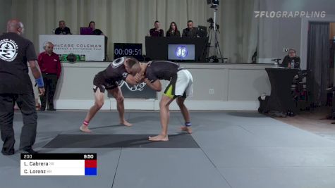 Luis Cabrera vs Casey Lorenz 2022 Hudson Valley Grappling Invitational #3