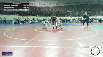 108 lbs Consi Of 4 - Kathryn Tetreault, Lawton IKE vs Silver Belvin, Shawnee Wrestling