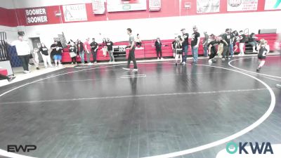 70-75 lbs Rr Rnd 3 - Layla Waldeck, Salina Wrestling Club vs Olivia Reeves, Wyandotte Youth Wrestling