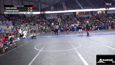 64 lbs Champ. Round 1 - Zane Laffere, Lawrence Elite vs Charlie Becker, Junction City