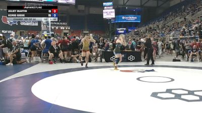 125 lbs Champ. Rd Of 64 - Juliet Martin, California vs Korie Giese, Washington