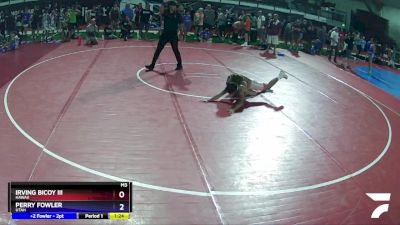 113 lbs Quarterfinal - Irving Bicoy Iii, Hawaii vs Perry Fowler, Utah