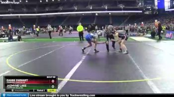 Girls - 135 lbs Champ. Round 1 - Jazmyne Lake, Chippewa Hills HS vs Danni Swihart, Hanover-Horton HS