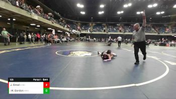 105 lbs Quarterfinal - Maggie Gordon, Morris vs Justice Girod, Schaumburg