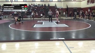 190 lbs Round 1 (3 Team) - Kolby Walker, Vinton-Shellsburg vs Caysen Curran, Mount Vernon