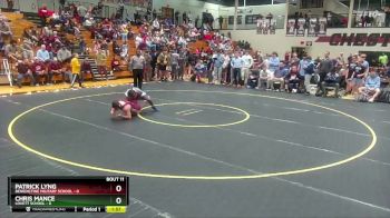 175 lbs Quarters & 1st Wb (16 Team) - Chris Mance, Lovett School vs Patrick Lyng, Benedictine Military School