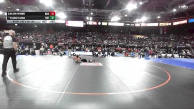 3A 138 lbs Cons. Round 2 - Calvin Webb, Richfield vs Tiago Luna, Firth
