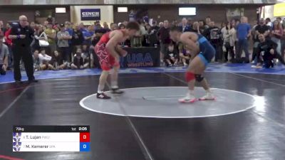 79 kg Cons 4 - Taylor Lujan, Panther Wrestling Club RTC / TMWC vs Michael Kemerer, Spartan Combat RTC / TMWC