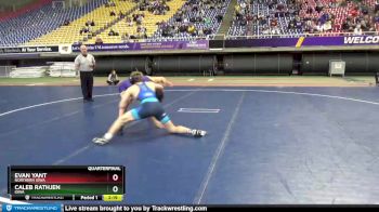 157 lbs Quarterfinal - Evan Yant, Northern Iowa vs Caleb Rathjen, Iowa
