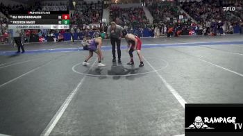 110 lbs Champ. Round 1 - Tristen Mast, Elk County vs Eli Schoendaler, Hoxie Kids