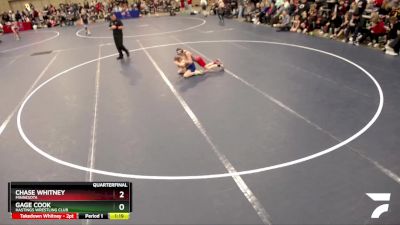 98 lbs Quarterfinal - Chase Whitney, Minnesota vs Gage Cook, Hastings Wrestling Club