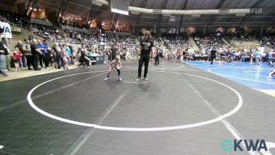 55 lbs Quarterfinal - Lucas Weaver, Newkirk Takedown Cub vs Jaxon Huffman, Tulsa Blue T Panthers