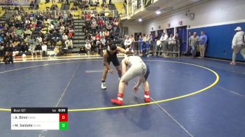 127 lbs 3rd Place - Andrew Binni, Canon-McMillan vs Manuel Saldate, Slam Academy-NV