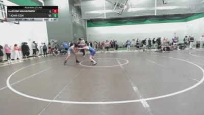 126 lbs Champ. Round 2 - Hashim Maharmeh, Lafayette Lancers vs John Cox, Victory