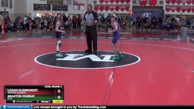 70 lbs Cons. Round 2 - Logan Kleinknight, Waconia Wildcats vs Braxton Murray, O.A.A