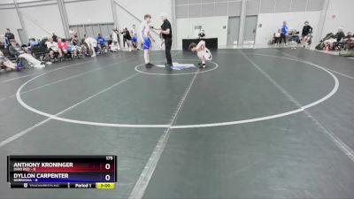 175 lbs Round 1 (8 Team) - Anthony Kroninger, Ohio Red vs Dyllon Carpenter, Nebraska