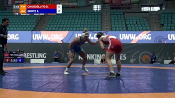 72 kg Quarterfinal - Skylar Grote, USA vs Buse Tosun, TUR