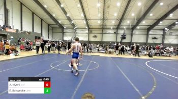 132 lbs Consolation - Ashton Myers, Mat Demon WC vs Eian Schwecke, Lewiston WC