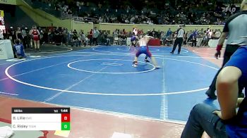 96 lbs Round Of 16 - Braden Lillie, Saint's Wrestling Club vs Chace Risley, Team Choctaw