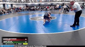 Silver 125 lbs Champ. Round 1 - Austin Grzywinski, St. Cloud State vs Aiden Villar, Joliet Junior College