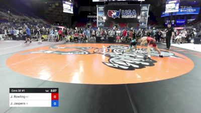 144 lbs Cons 32 #1 - Jackson Rowling, NC vs Jase Jaspers, IA