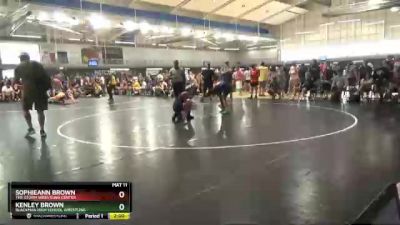 120+130 Quarterfinal - SophieAnn Brown, The Storm Wrestling Center vs Kenley Brown, Blackman High School Wrestling