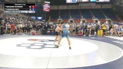 138 lbs Cons. Rd Of 32 - Benjamin Scheiner, Maryland vs Christian Ripa, California