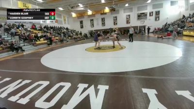 190 lbs Cons. Semi - Corbyn Godfrey, Greybull/Riverside vs Haeden Blair, Thermopolis