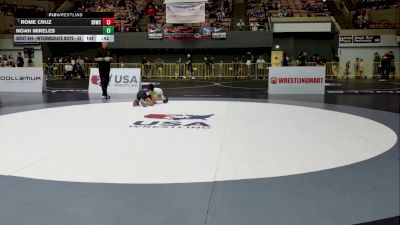 Intermediate Boys - 53 lbs Cons. Round 2 - Rome Cruz, Savage House Wrestling Club vs Noah Mireles