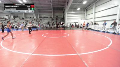 113 lbs Rr Rnd 3 - David Craddock, Kempsville Wrestling Club vs Dylan Miguel, The Fort Hammers Maroon