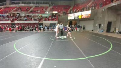 135 lbs Round 5 - 1st And 3rd - Braely Solis, Canyon vs Allison Decker, Canyon West Plains