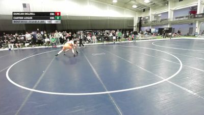 64.9-69.6 lbs Champ. Round 5 - Duncan Delzell, Iowa vs Carter Logue, Iowa
