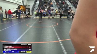 14U-9 lbs Round 1 - Maxx Solie, Immortal Athletics vs Kameron Adams, Ellsworth RTC