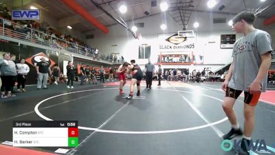 285 lbs 3rd Place - Hagan Compton, Sallisaw Takedown Club vs Hayden Barker, Sallisaw Takedown Club